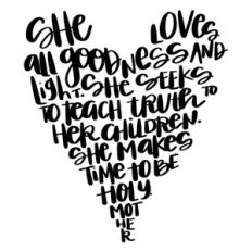 she loves all goodness