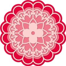 layered flower