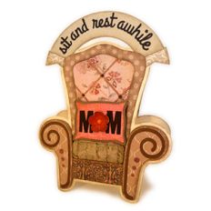 mom rest awhile chair card