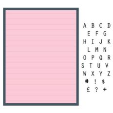letter board