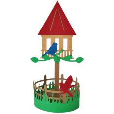 veranda fenced birdhouse