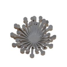3d giant flower center