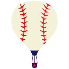 baseball hot air balloon