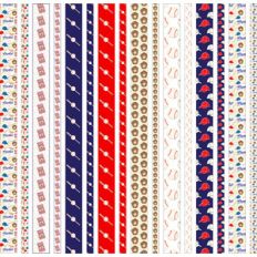 baseball washi strips