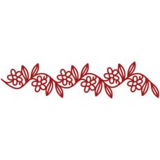 tudor flowers repeating border