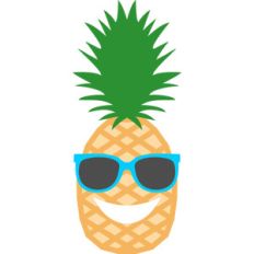 happy pineapple boy