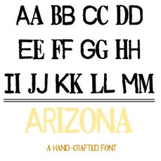 arizona font