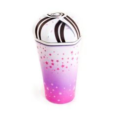 pink stars treat cup