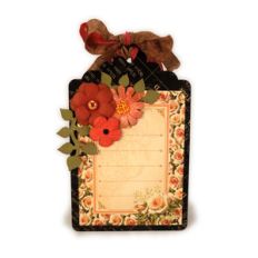 flowers vine 3d tag