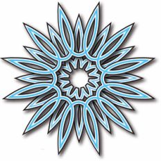 layered mandala flower burst