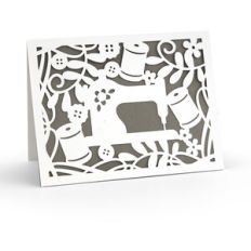 lace card a2 sewing