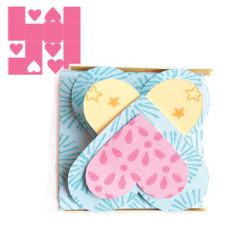 fold out heart mini album
