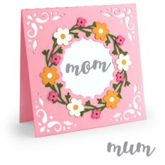 mom wreath card