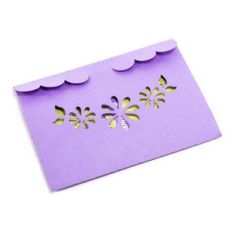 decorative floral scalloped envelope