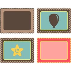 4 nested rectangular tags
