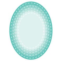 nested stitched ovals