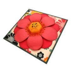 flower 3d hex center
