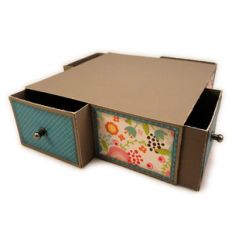 box 3d four corner drawers