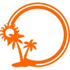 summer circle frame