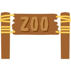 zoo gate - at the zoo