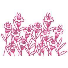 sweetflowers repeating border