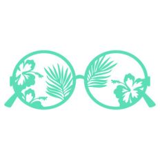 hibiscus sunglasses