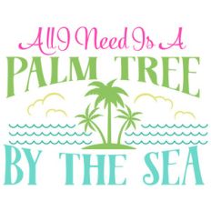 palm tree by the sea