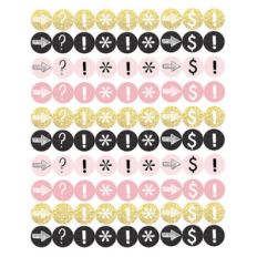 pink and gold planning icons