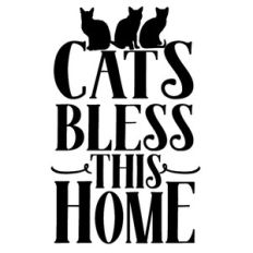 cats bless this home