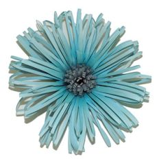 3d large loopy rolled flower