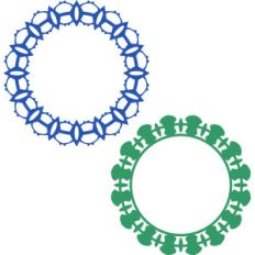 decorative circle frames