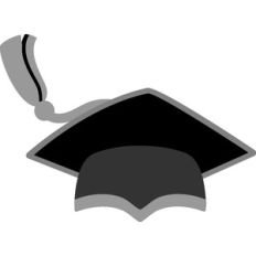 grad cap - hats off!