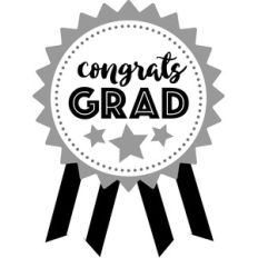 congrats ribbon - hats off!