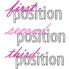 ballet positions words