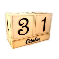calendar 3d blocks