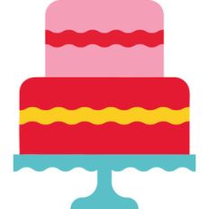 double layered cake