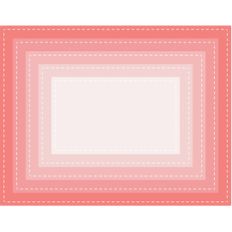 stitched nesting rectangles