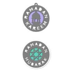 ramadan ornament topper tag