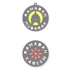 ramadan ornament topper tag