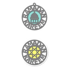 ramadan ornament topper tag