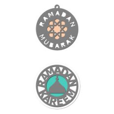 ramadan ornament topper tag