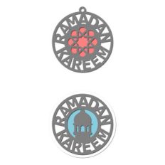 ramadan ornament topper tag