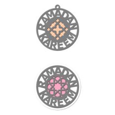 ramadan ornament topper tag