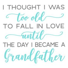 i became a grandpa