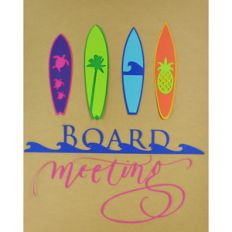 board meeting sign
