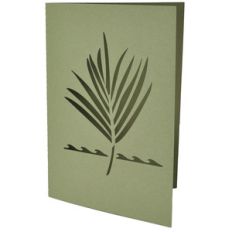 palm frond card