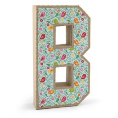 3d alphabet letter b