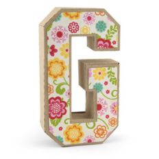 3d alphabet letter g