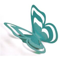 3d cutout butterfly