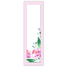 watercolor scallop tag